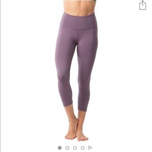 90 degree by reflex highwaisted capri XS mulberry